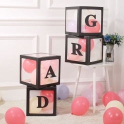 50% OFF: Grad Balloon Boxes w/Pastel Balloons